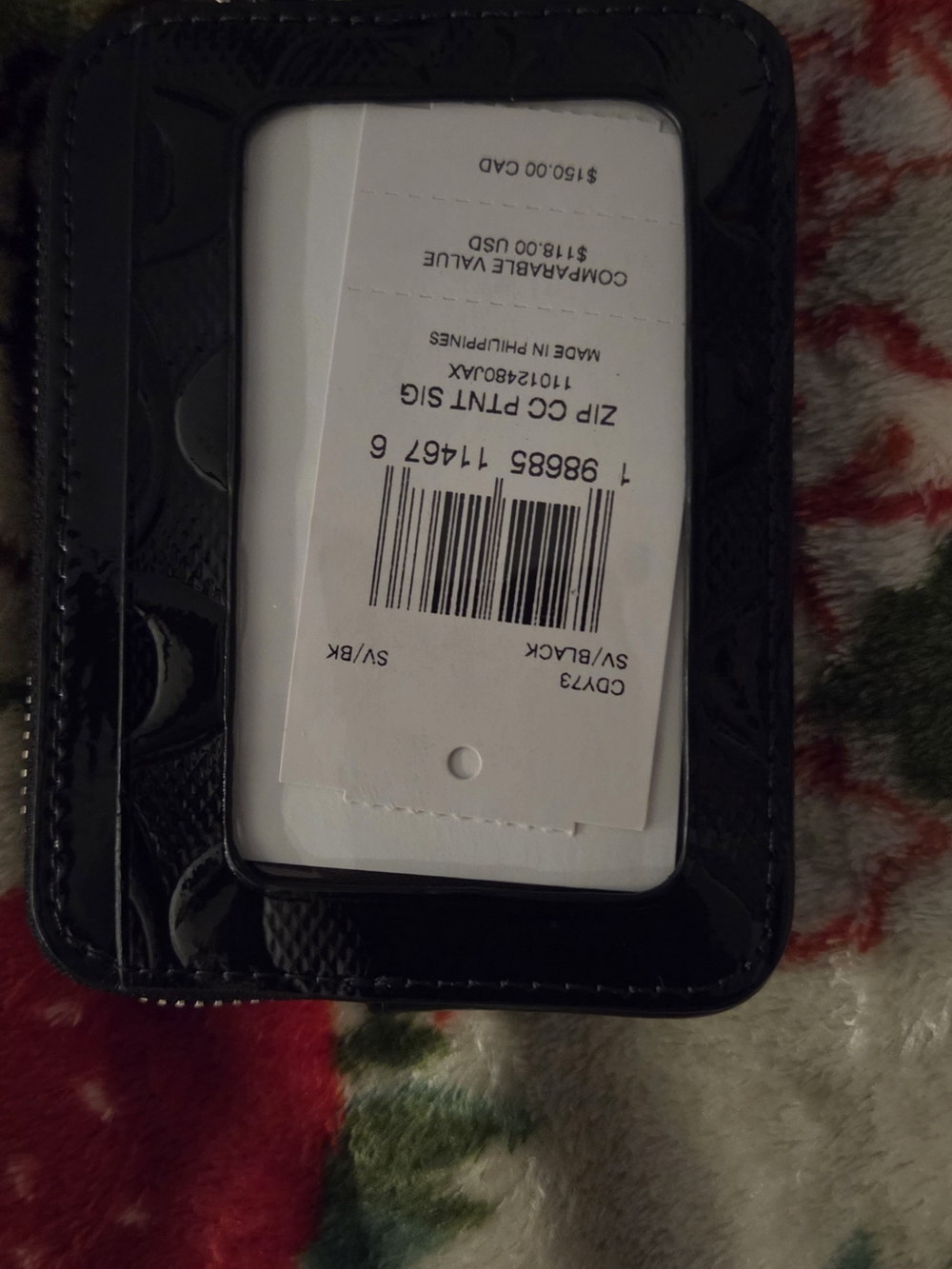 COACH Zip Card Case - Picture 3 of 4